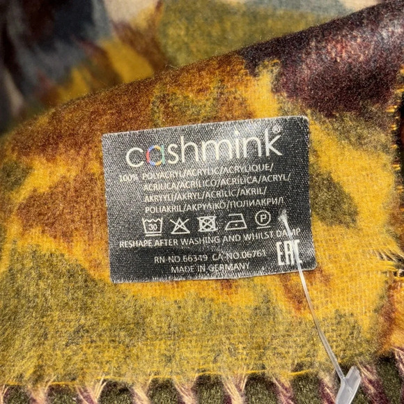Fraas Super Soft Multi Color Cashmink Scarves Shawls Scarf Made in Germany New - Picture 7 of 10